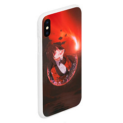 Чехол iPhone XS Max матовый Kakegurui Yumeko Jabami art, цвет: 3D-белый — фото 2