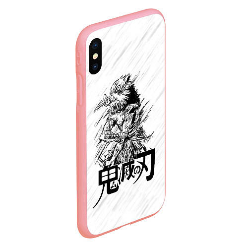 Чехол iPhone XS Max матовый Иноске Хашибира Kimetsu no Yaiba / 3D-Баблгам – фото 2