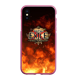 Чехол iPhone XS Max матовый Path of Exile Logo Путь изгнанника Лого Z