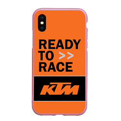 Чехол iPhone XS Max матовый KTM READY TO RACE Z