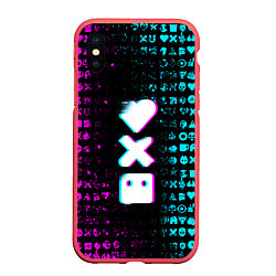 Чехол iPhone XS Max матовый ЛЮБОВЬ СМЕРТЬ И РОБОТЫ