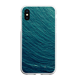 Чехол iPhone XS Max матовый Endless Sea, цвет: 3D-белый