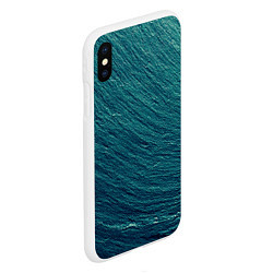 Чехол iPhone XS Max матовый Endless Sea, цвет: 3D-белый — фото 2