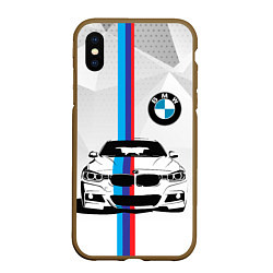 Чехол iPhone XS Max матовый BMW БМВ M PERFORMANCE