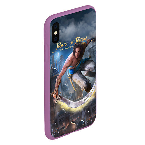 Чехол iPhone XS Max матовый Prince of Persia / 3D-Фиолетовый – фото 2