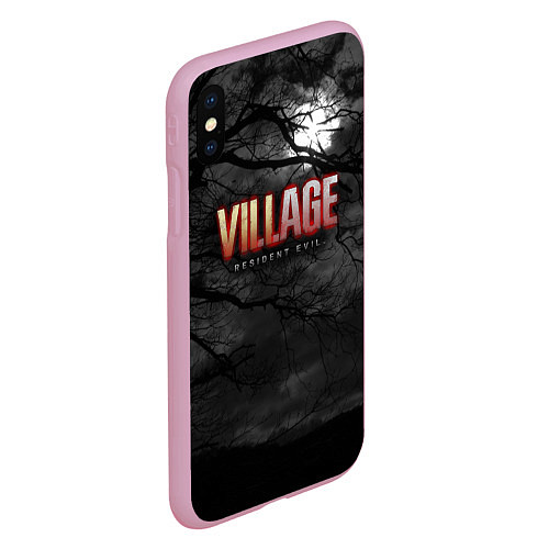 Чехол iPhone XS Max матовый Resident Evil: Village $$$ / 3D-Розовый – фото 2