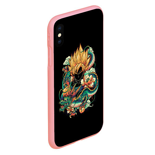 Чехол iPhone XS Max матовый Dragon Ball Retro Style / 3D-Баблгам – фото 2