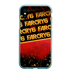 Чехол iPhone XS Max матовый Far Cry 6, цвет: 3D-мятный