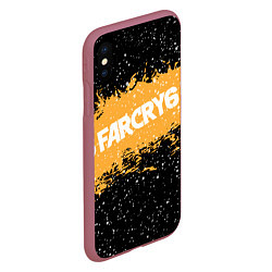 Чехол iPhone XS Max матовый Far Cry 6, цвет: 3D-малиновый — фото 2