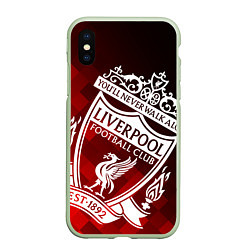 Чехол iPhone XS Max матовый LIVERPOOL ЛИВЕРПУЛЬ