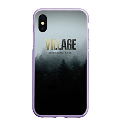 Чехол iPhone XS Max матовый Resident Evil Village