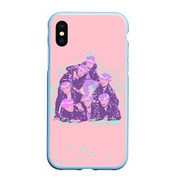 Чехол iPhone XS Max матовый BTS Band