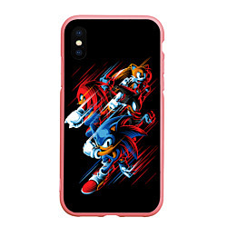 Чехол iPhone XS Max матовый Sonics team