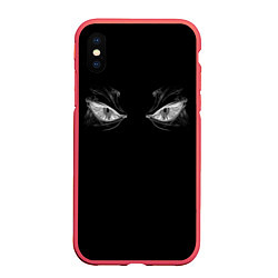 Чехол iPhone XS Max матовый Smoke Eyes