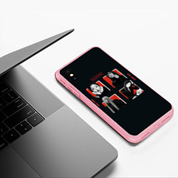 Чехол iPhone XS Max матовый BLACKPINK Red and black, цвет: 3D-баблгам — фото 2