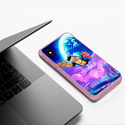 Чехол iPhone XS Max матовый Марк Грэйсон Неуязвимый, цвет: 3D-розовый — фото 2