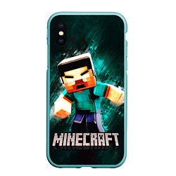 Чехол iPhone XS Max матовый MINECRAFT