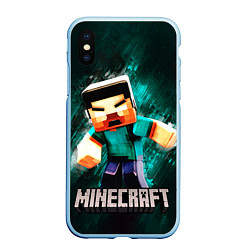 Чехол iPhone XS Max матовый MINECRAFT