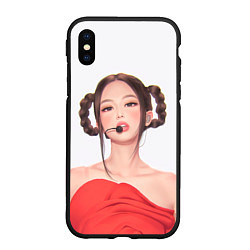 Чехол iPhone XS Max матовый Sweet Jannie