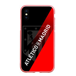 Чехол iPhone XS Max матовый АТЛЕТИКО МАДРИД ATLETICO