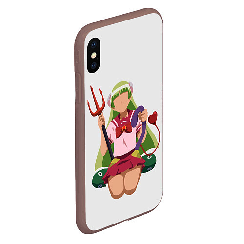 Чехол iPhone XS Max матовый Clara Valac Minimalistic / 3D-Коричневый – фото 2