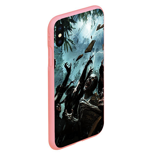 Чехол iPhone XS Max матовый Кровожадные зомби Zombie / 3D-Баблгам – фото 2