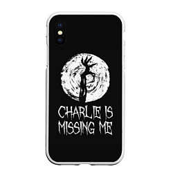Чехол iPhone XS Max матовый Charlie is missing me