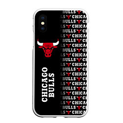 Чехол iPhone XS Max матовый CHICAGO BULLS 7, цвет: 3D-белый