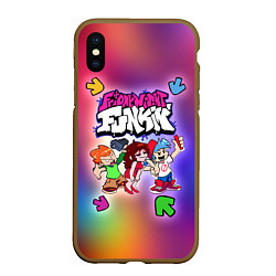 Чехол iPhone XS Max матовый Friday Night Funkin