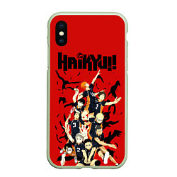 Чехол iPhone XS Max матовый Старшая Карасуно Haikyuu!!