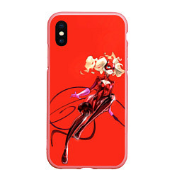 Чехол iPhone XS Max матовый Takamaki, цвет: 3D-баблгам