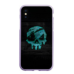 Чехол iPhone XS Max матовый Skull of pirate