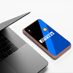 Чехол iPhone XS Max матовый INTERNATIONAL INTER MILAN, цвет: 3D-коричневый — фото 2