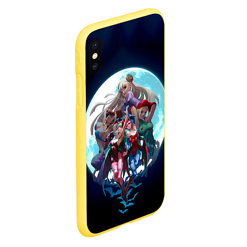 Чехол iPhone XS Max матовый Girls Fighter team / 3D-Желтый – фото 2