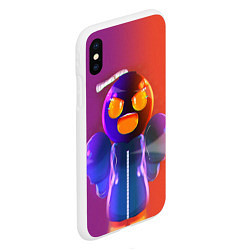 Чехол iPhone XS Max матовый Whitty игра Friday Night Funki, цвет: 3D-белый — фото 2