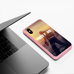 Чехол iPhone XS Max матовый FREEFIRE БЕЙСЕР Z, цвет: 3D-баблгам — фото 2