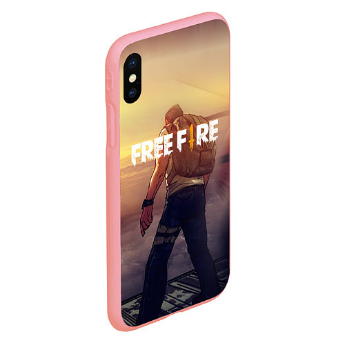 Чехол iPhone XS Max матовый FREEFIRE БЕЙСЕР Z / 3D-Баблгам – фото 2