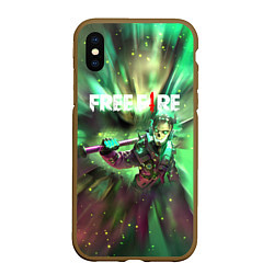 Чехол iPhone XS Max матовый FREEFIRE Battlegrounds Z