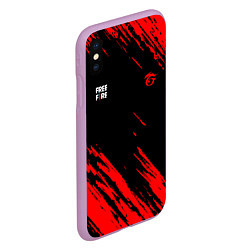 Чехол iPhone XS Max матовый FF GARENA Z, цвет: 3D-сиреневый — фото 2