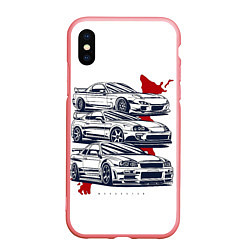 Чехол iPhone XS Max матовый JDM LEGEND Ne1t