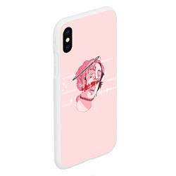 Чехол iPhone XS Max матовый Super Lil Peep, цвет: 3D-белый — фото 2