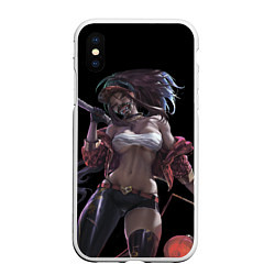 Чехол iPhone XS Max матовый KDA- Akali