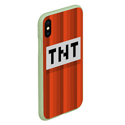 Чехол iPhone XS Max матовый TNT, цвет: 3D-салатовый — фото 2