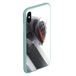 Чехол iPhone XS Max матовый Anime Berserk, цвет: 3D-мятный — фото 2