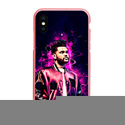 Чехол iPhone XS Max матовый The Weeknd, цвет: 3D-баблгам