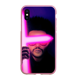 Чехол iPhone XS Max матовый The Weeknd - Blinding Lights
