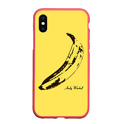 Чехол iPhone XS Max матовый Энди Уорхол - Банан
