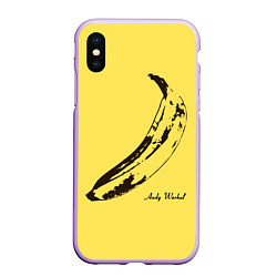 Чехол iPhone XS Max матовый Энди Уорхол - Банан