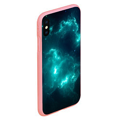 Чехол iPhone XS Max матовый Галактическое сияние, цвет: 3D-баблгам — фото 2