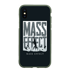 Чехол iPhone XS Max матовый Эффект массы